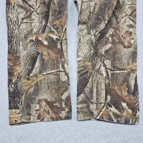 Carhartt B158 CMO RealTree Camo Men's Dungaree 36x34 Canvas Pants Carpenter